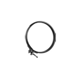 FASCETTE E COLLARI LINEA MONOPARETE INOX VERNICIATO NERO